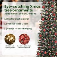 VidaXL Kunstkerstboom met 300 led groen 210 cm pvc en plastic en staal - thumbnail