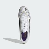 adidas F50 League Gras / Kunstgras Voetbalschoenen (MG) Wit Zwart Goud - thumbnail