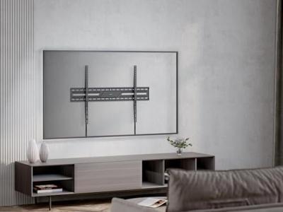 Gembird WM-100F-01 TV-muurbeugel (vast), 43”-100”, zwart