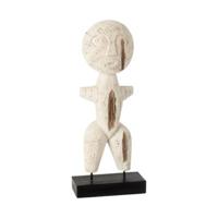 J-Line figuur primitief wit 35 cm | 3 stuks - thumbnail