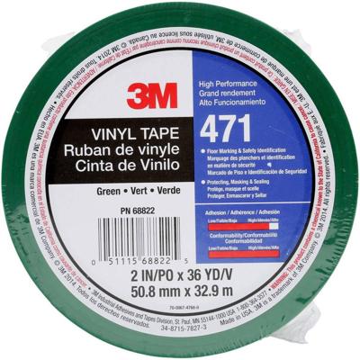 3M 471GR50IW PVC-plakband Groen (l x b) 33 m x 50 mm 1 stuk(s) 3M 471GR50IW PVC-plakband Groen (l x b) 33 m x 50 mm 1 stuk(s)