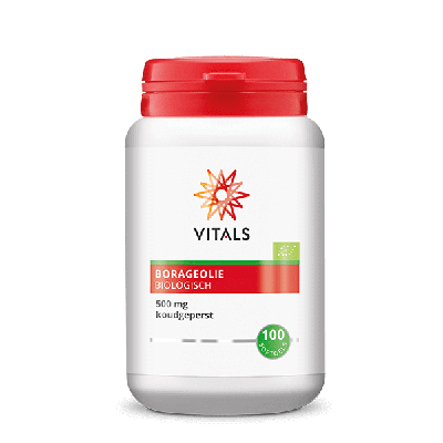 Vitals Borageolie 500mg bio 100 Softgels