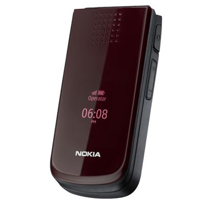 Nokia 2720 mobiele telefoon (Bluetooth, Opera Mini, kalender, radio) fold deep red