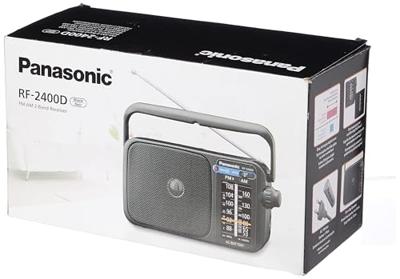 Transistorradio Panasonic RF-2400D Zwart - thumbnail