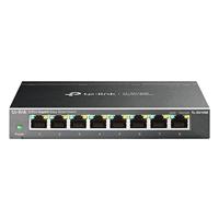 TP-Link TL-SG108E 8-poorts Gigabit Easy Smart Managed Network Switch (8 Gigabit RJ45-poorten, IGMP-snooping, centraal beheer, energiezuinig), Metallic Zwart - thumbnail