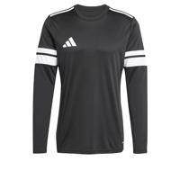 adidas Squadra 25 Voetbalshirt Lange Mouwen Zwart Wit - thumbnail