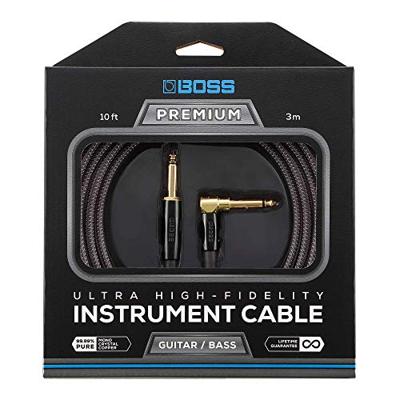 Boss BIC-P10A Premium instrumentkabel recht-haaks 3 meter
