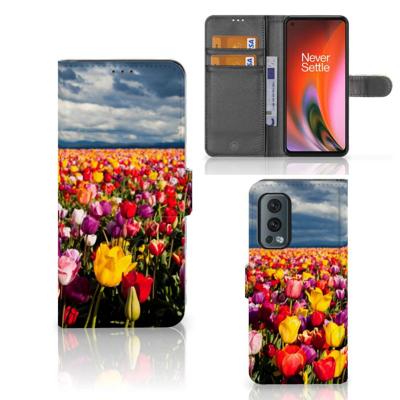 OnePlus Nord 2 5G Hoesje Tulpen OnePlus Nord 2 5G Hoesje Tulpen