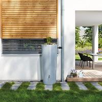 Garantia design regenton lava 350 liter met bloembak - thumbnail