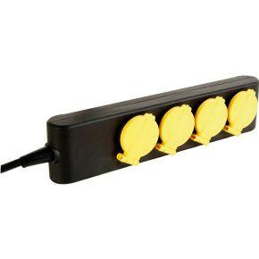4-voudige stekkerdoos ip44 penaarde Velleman - Velleman