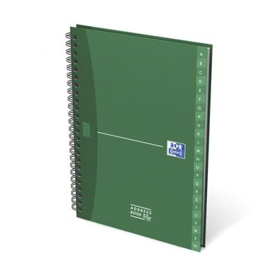 Oxford Office Essentials addressbook, 144 bladzijden, ft A5, geassorteerde kleuren