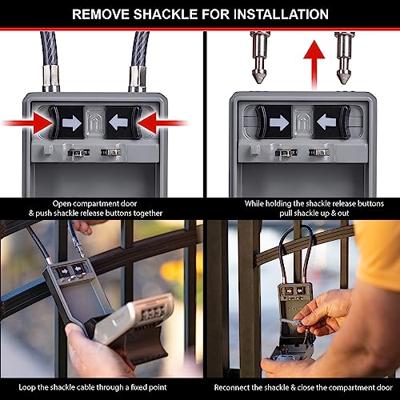 Master Lock Sleutelkluis Select Access met flexibele beugel - 5482EURD - thumbnail