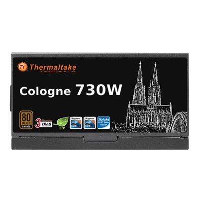 Thermaltake Cologne power supply unit 730 W 20+4 pin ATX ATX Zwart Thermaltake Cologne power supply unit 730 W 20+4 pin ATX ATX Zwart