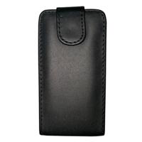 Vertical Flip lederen hoesje voor Sony ST25i (Xperia U) - thumbnail