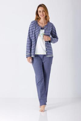 Hajo driedelig dames homewear-set Hajo driedelig dames homewear-set