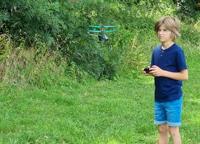 Radiografisch bestuurbare helikopter BUKI zwart - thumbnail