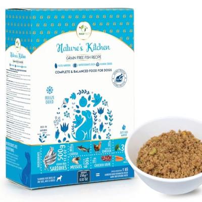 Pawfect freeze dried foods fish recipe