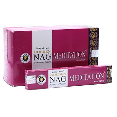 Golden Nag Wierook Meditation (12 pakjes) Golden Nag Wierook Meditation (12 pakjes)