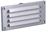 Nedco schoepenrooster - 180x90mm - geborsteld RVS - thumbnail