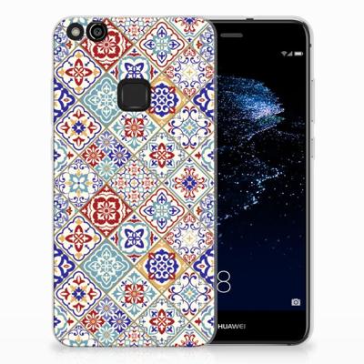 Huawei P10 Lite | TPU | Siliconen hoesje | Tiles Color Huawei P10 Lite | TPU | Siliconen hoesje | Tiles Color