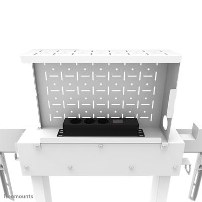 Neomounts WL55-875WH1 Monitor-wandbeugel Aantal monteerbare displays: 1 Display(s) 94,0 cm (37) - 261,6 cm (103) Wit Gemotoriseerd, In hoogte verstelbaar