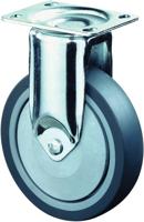 BS Rollen Bokwiel | 150 mm 100 kg | volledig van rubber | 94 x 64 mm | 1 stuk - C110.A85.151 C110.A85.151 - thumbnail