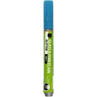Creativ Company Glas- en porseleinstift glitter semi-dekkend - turquoise - thumbnail