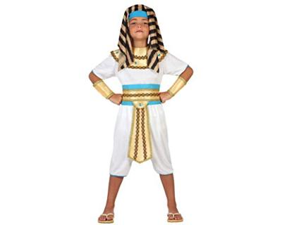 Kostuums voor Kinderen Th3 Party Egyptische Koning Wit (6 Onderdelen) - Maat: 3-4 Jaar - Maat: 3-4 Jaar