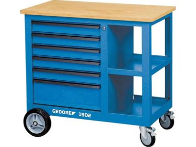Gedore 6620540 Verrijdbare werkbank (b x h x d) 950 x 870 x 550 mm Blauw