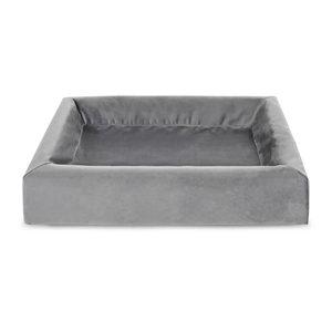 BIA BED ROYAL FLUWEEL OVERTREK HONDENMAND GRIJS BIA-50 60X50X12 CM