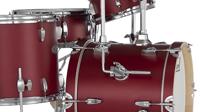 Pearl MT564/C-D747 Midtown compact 4-delig drumstel incl. hardware Matte Red - thumbnail