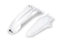 UFO PLAST spatbordset mudguard set ufo ktm white - thumbnail