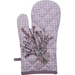 Clayre & Eef Ovenhandschoen lavendel