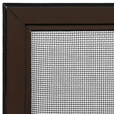 VidaXL Raamhor uitschuifbaar (75-143)x50 cm bruin