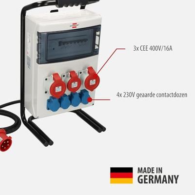 Brennenstuhl Mobiele stroomverdeler BSV 4 IP44 2m H07RN-F5G4,0 2x32A + 1x16A - 1154900011 - thumbnail