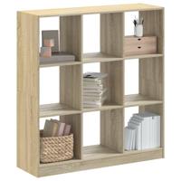 Boekenkast 102x32x108 cm bewerkt hout sonoma eikenkleurig - thumbnail