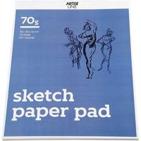 Creativ Company schetsblok wit a3 70gr, 70 vellen - thumbnail