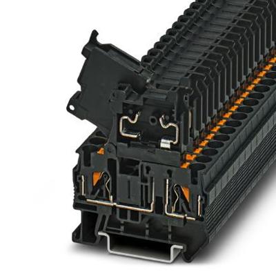 Phoenix Contact 3211861 Zekering-serieklem 6.2 mm Snelaansluiting Zwart 50 stuk(s) Piece