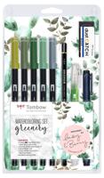 Tombow • watercolouring set greenery - thumbnail