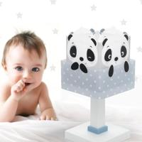 Dalber Kinderkamer tafellampPanda soft blauw - 63161T - thumbnail