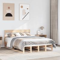 Bedframe zonder matras massief grenenhout 120x200 cm - thumbnail