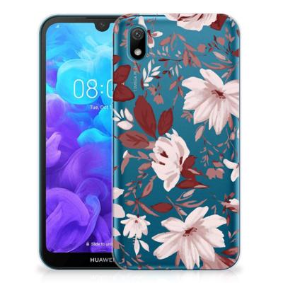 Smartphone hoesje Huawei Y5 (2019) Watercolor Flowers