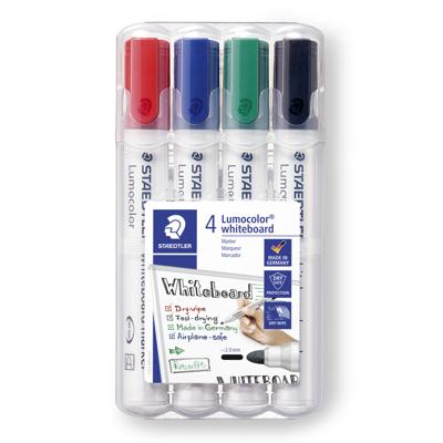 Whiteboardmarker staedtler lumo 351 4st ass | 5 stuks