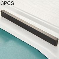 3 stuks 2778-192 moderne eenvoudige kast deur handvat lade garderobe handvat (zwart) - thumbnail