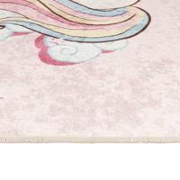 Kindervloerkleed eenhoorn wasbaar antislip 160x230 cm groen - thumbnail