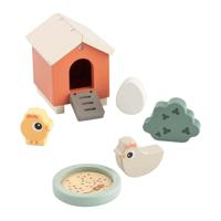 Done By Deer tiny farm houten speelset clucky - thumbnail