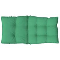 VidaXL Stoelkussens 4 st lage rug oxford stof groen - thumbnail