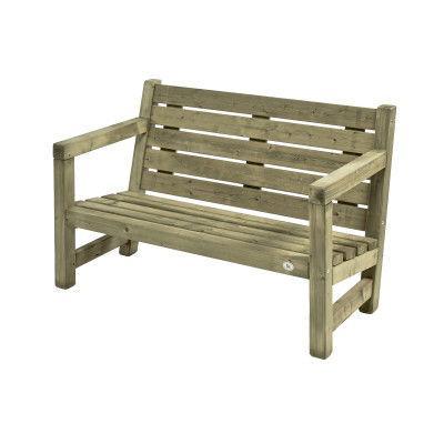 Loungebank tweezits 135 cm Talen Buitenmeubelen - Talen buitenmeubelen