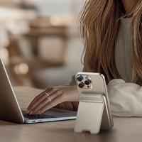 Satechi OntheGo magnetische Qi2 Powerbank met Stand (5.000mAh/20W) - Sand - thumbnail