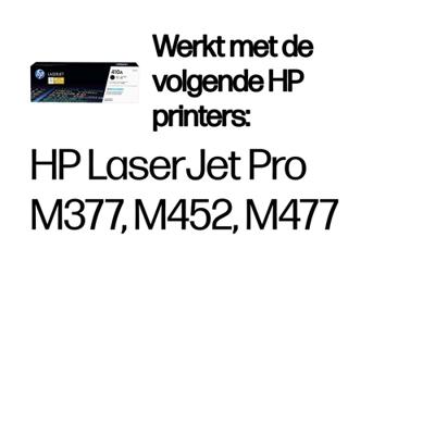 Originele Toner HP 410A Zwart Originele Toner HP 410A Zwart